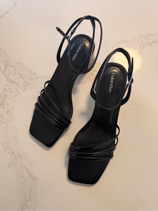 Calvin Klein Shoes - NWT! Calvin Klein Women's Pazey Strappy Block Heel Dress Sandals in black size 9
